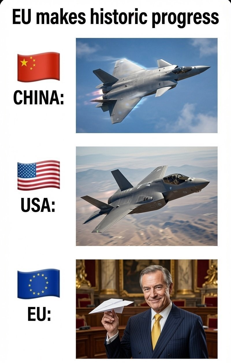 中美都有五代机，欧洲呢？ 