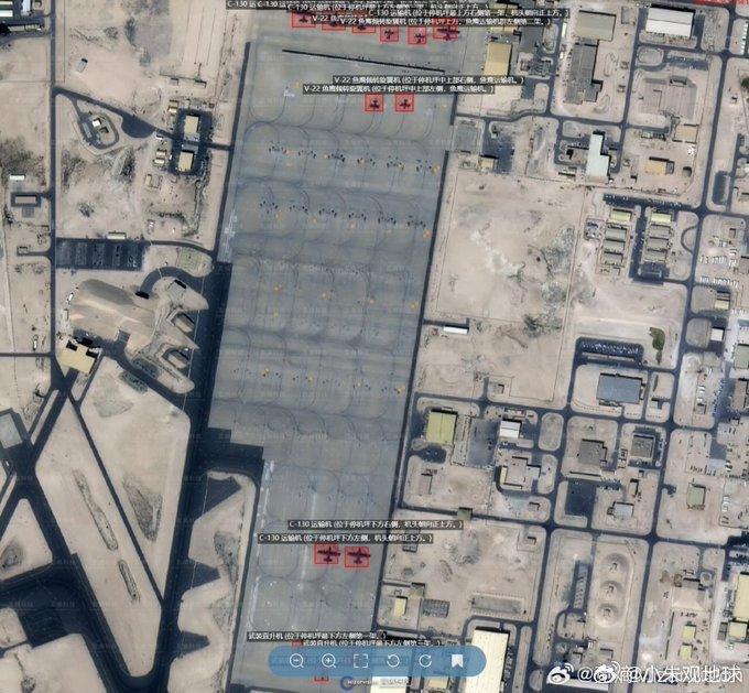 看来伊朗这顿打是逃不了了！美军动态 卡塔尔乌代德空军基地的美军机撤离，然后中国则