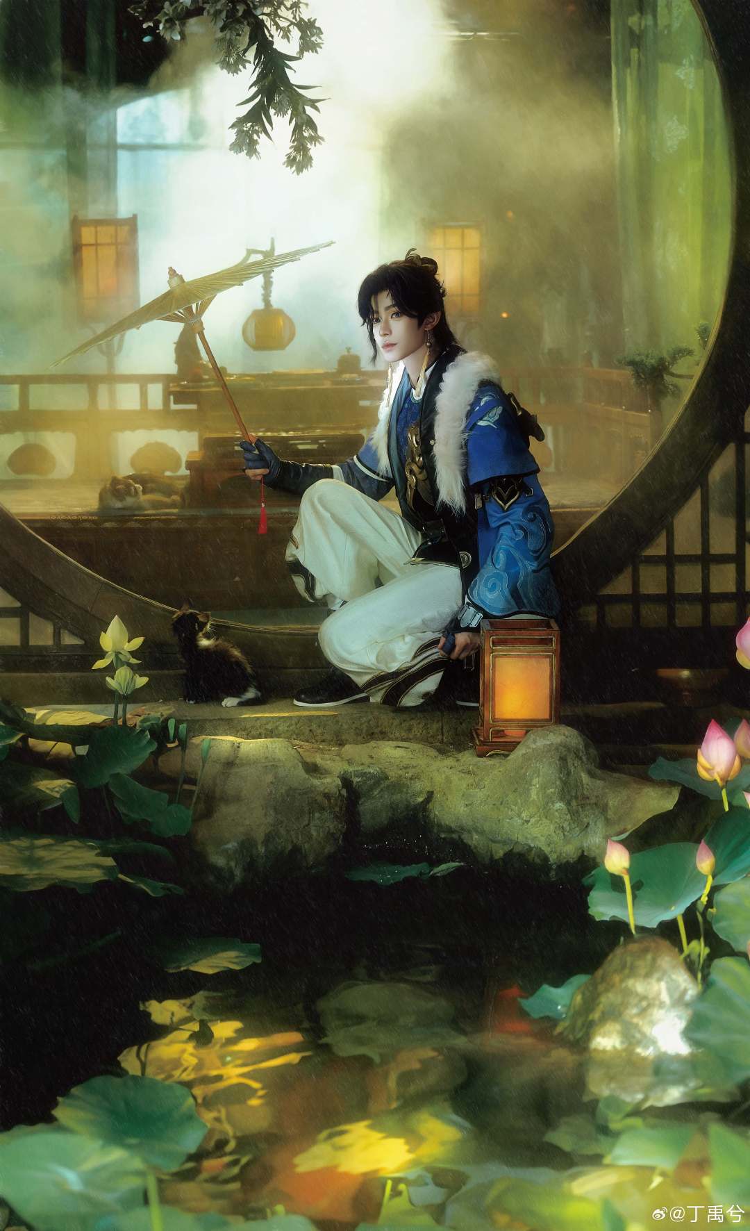 丁禹兮孙权花絮视频 丁禹兮孙权拍摄花絮从江东日常，到少主上场。孙权cos演绎幕后