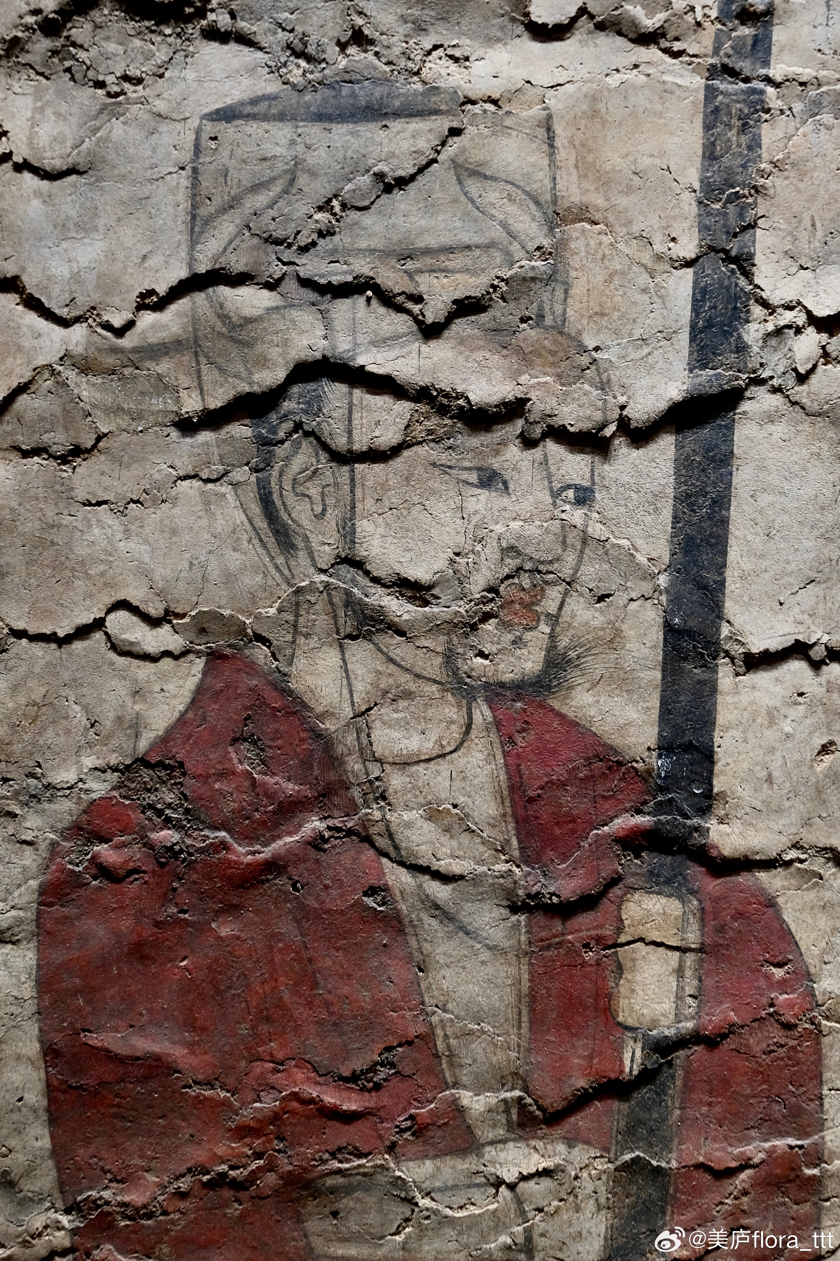 🏛️中国美术馆“饰文焕彩”中的湾漳大墓壁画此次展览 来了湾漳大墓壁画十幅（这些