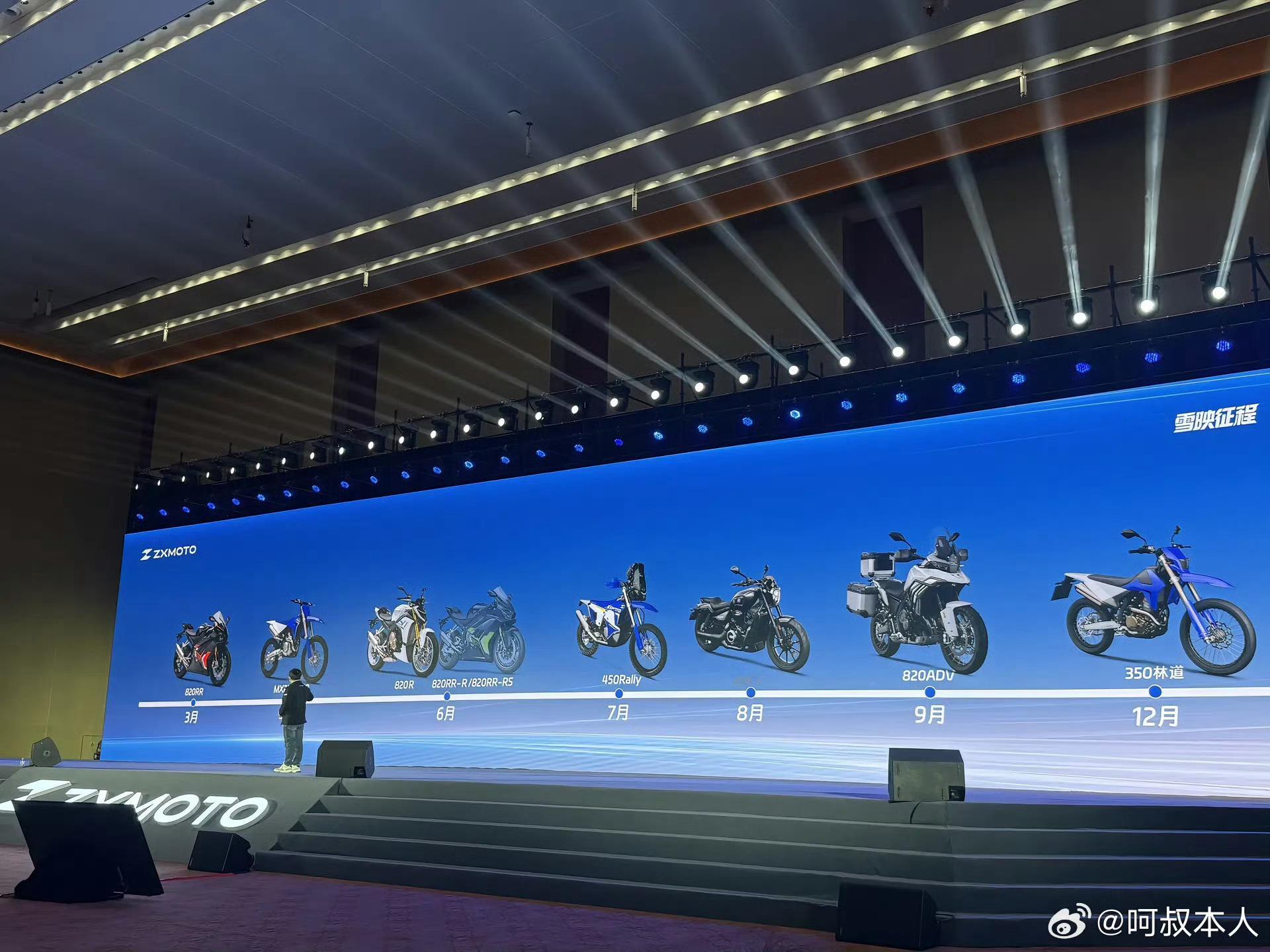 张雪820这个发动机感觉要红了。接下来还有naked车型以及ADV车型。摩托车上