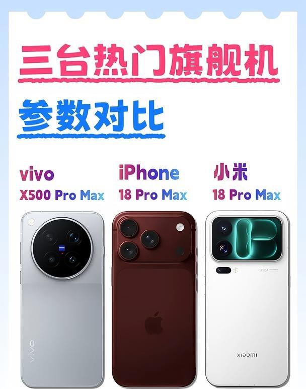 顶级旗舰横评｜三台顶配机怎么选不踩雷✨
年度三大热门旗舰对决来啦🔥 vivo 