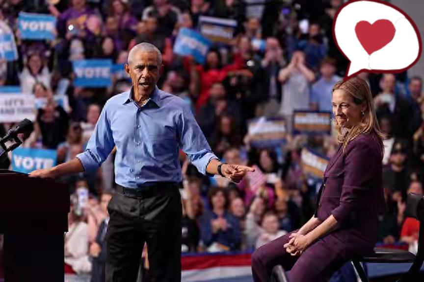 快报！快报！
最近，沉默已久的美国前总统奥巴马，终于忍不下去了，当着众多人的面，