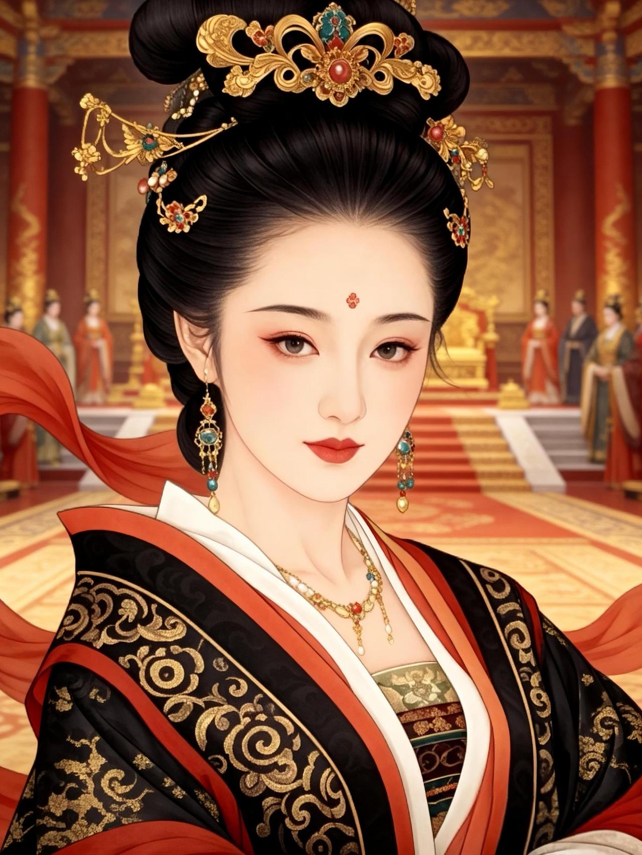 分享一组极美的古风美女插画，简直不要太漂亮了，还是觉得古代美女确实是真的很美，东