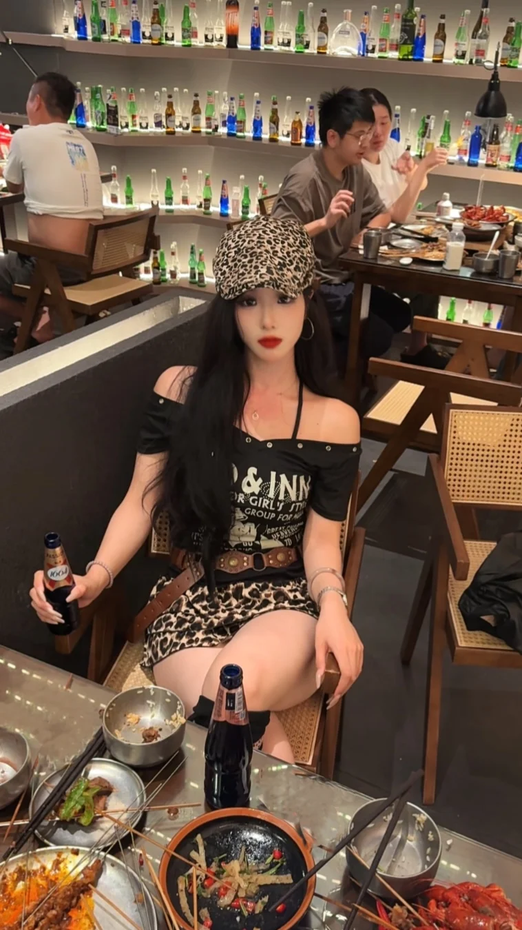 170女大｜💋辣妹小豹纹‼️氛围感夏日甜酷girl