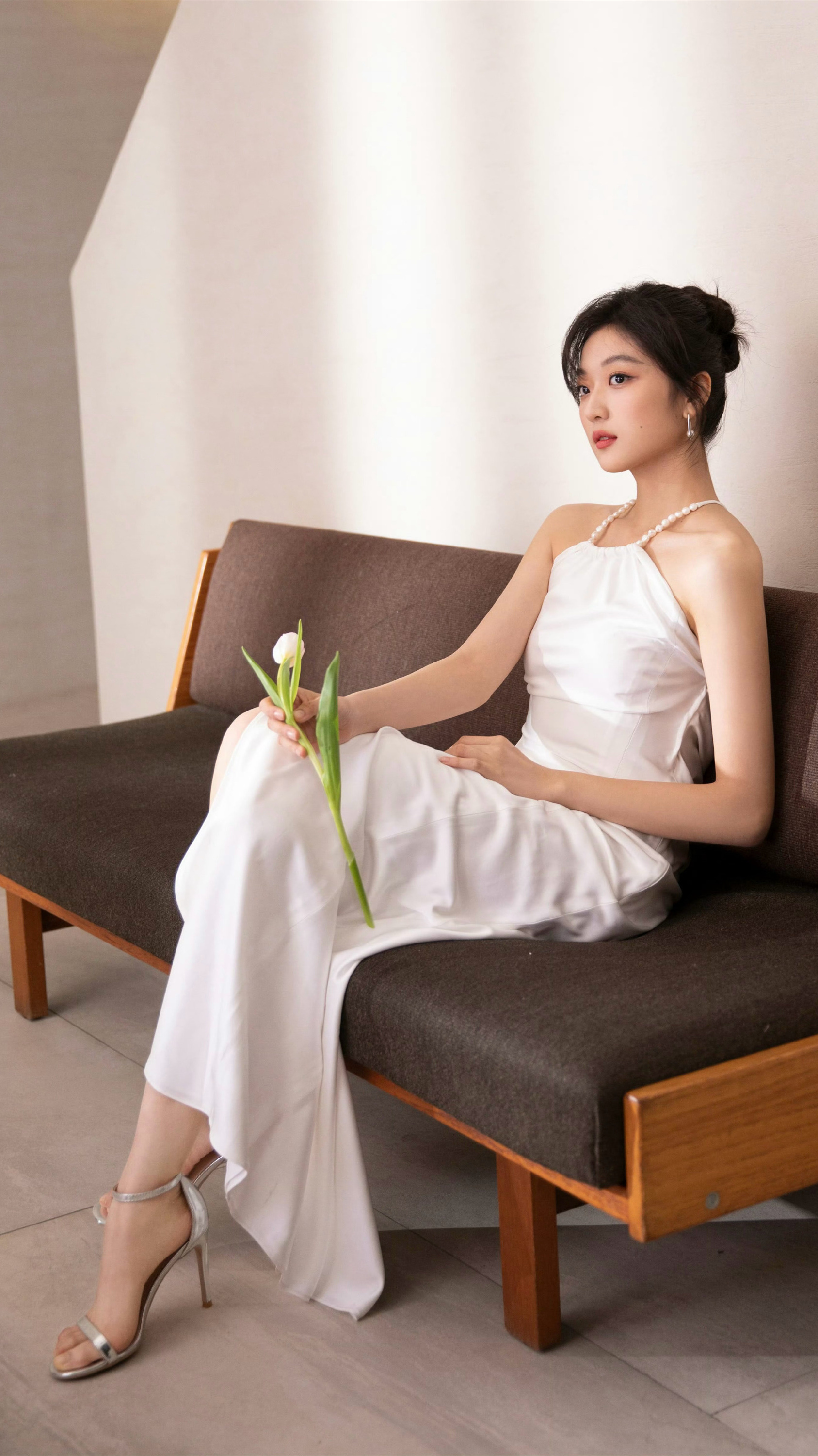 孙千美腿高跟，好美的大长腿。孙千