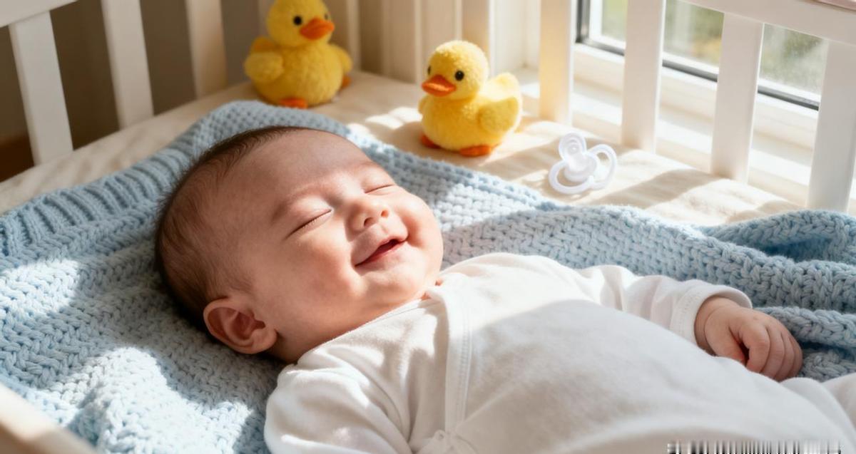 三个月娃会笑了，不是哄出来的，是真认人了。
小手抓你脸，不是乱挠，是想跟你说话。