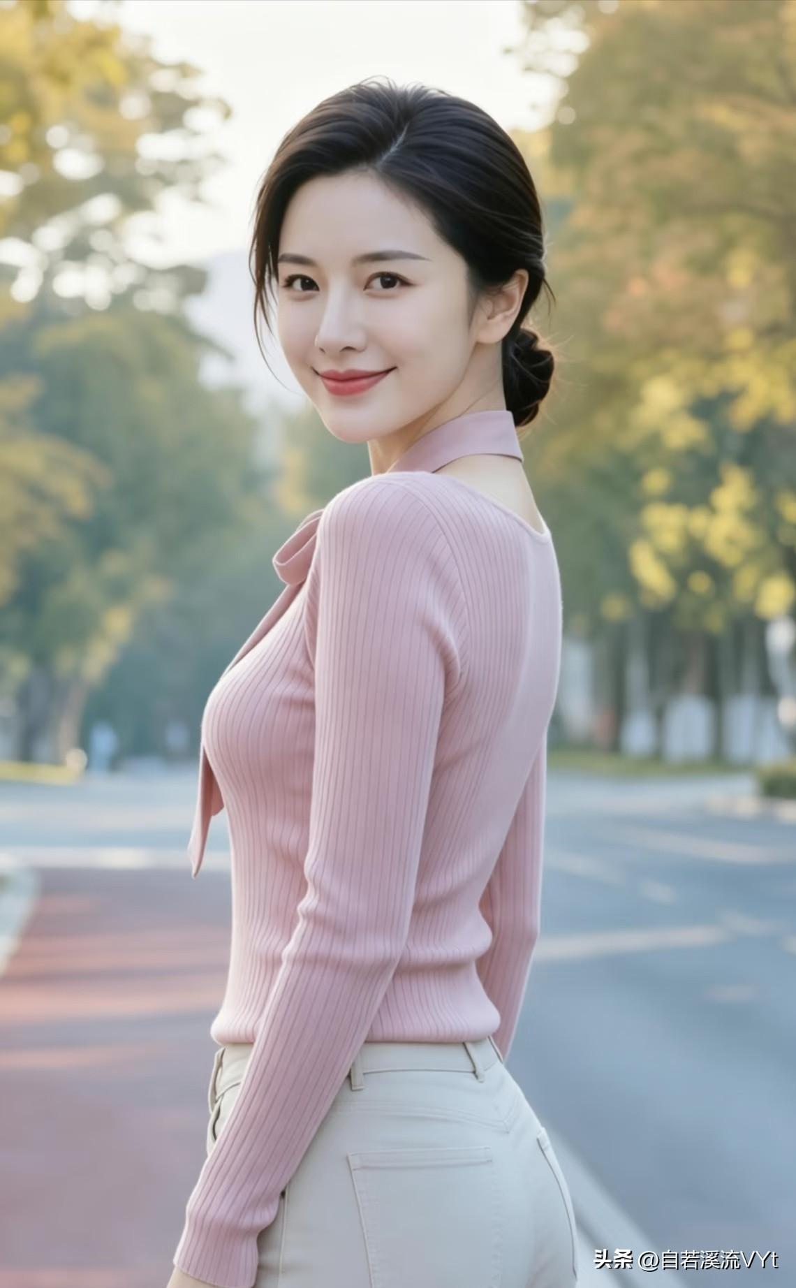 一七令·颜
 
颜。
浅黛，嫣然。
云鬟挽，柳腰翩。
柔衫含韵，秀目含烟。
林间