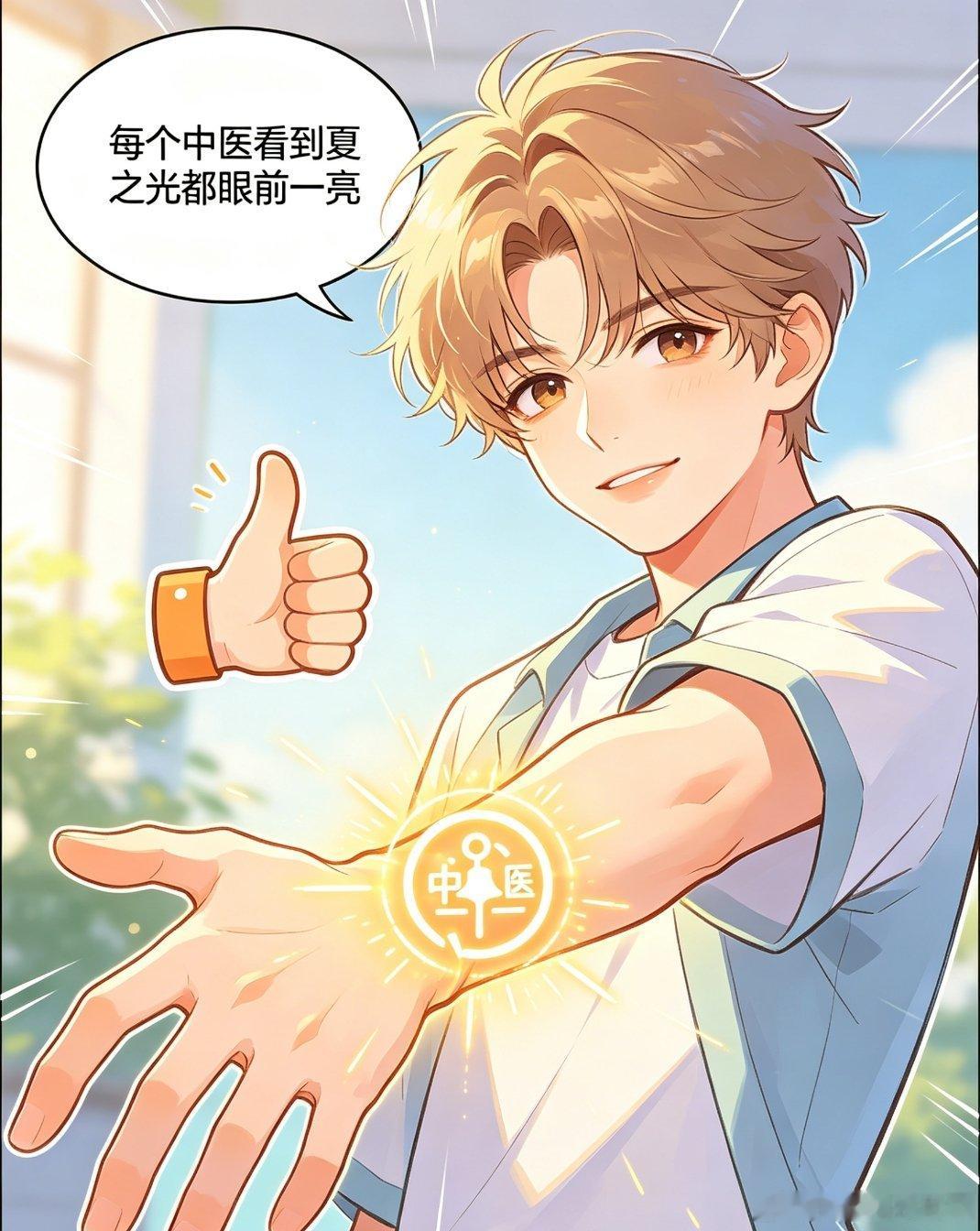 每个中医看到夏之光都眼前一亮还挺厉害还觉得挺新奇，没想到夏之光居然成了中医眼里格