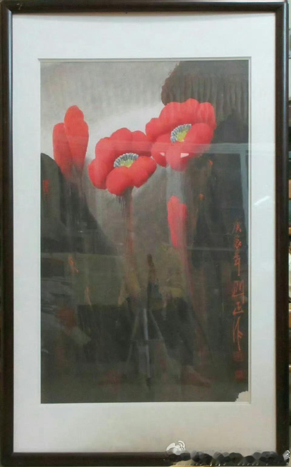 李魁正老师泼墨画作品欣赏。 