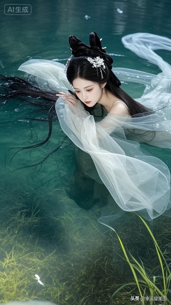 水下仙境，美人如画，梦幻般的海底世界