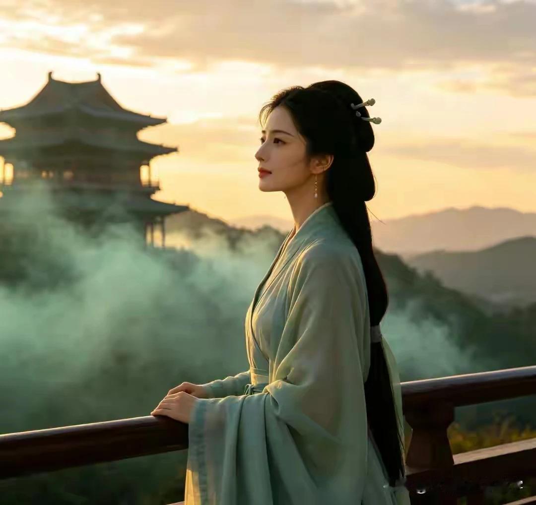 《江上•雨霁》
漠漠轻阴晚自开，
青烟浮处是楼台。
行人莫问春何处，
五彩缤纷彩