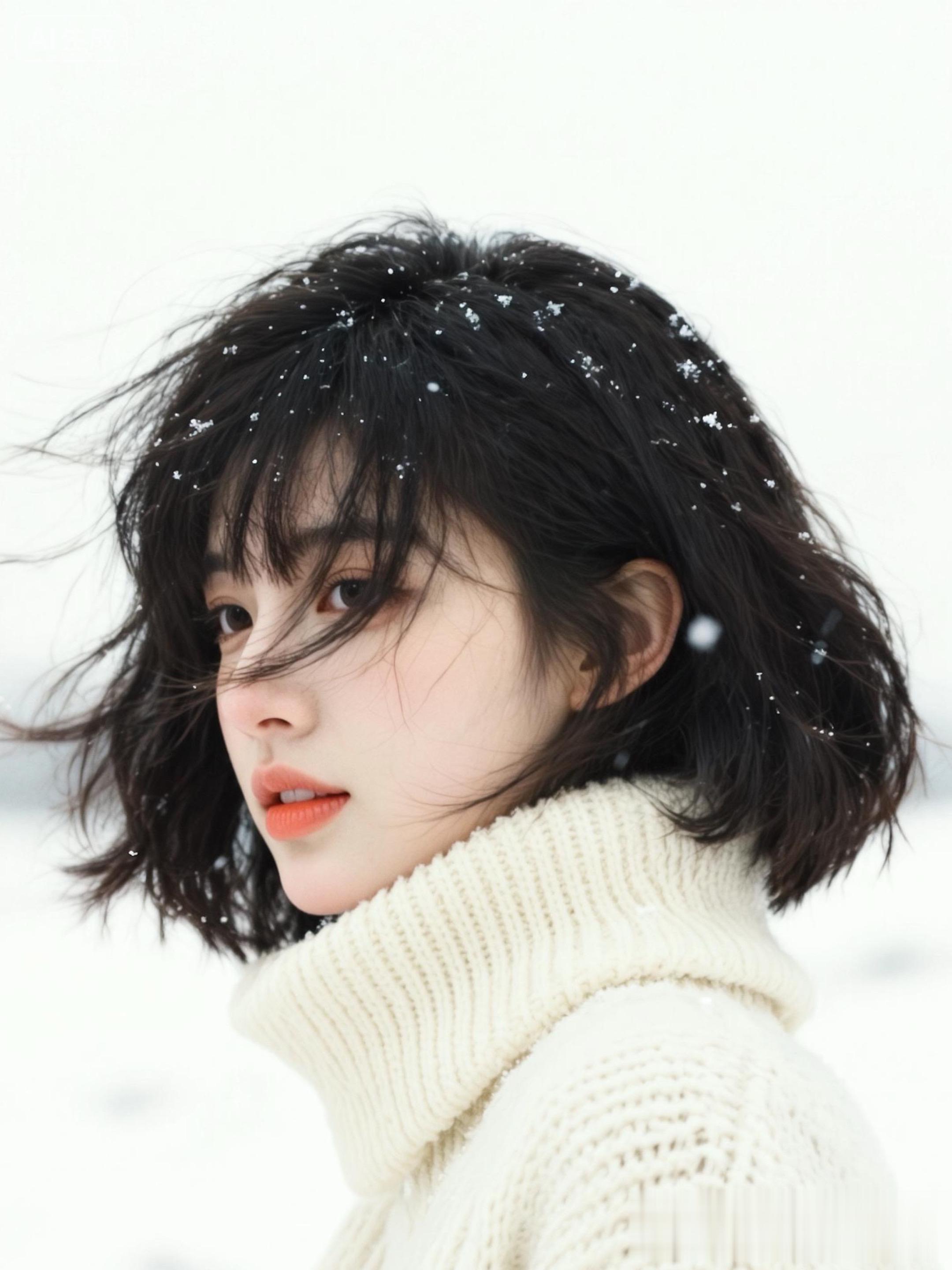 初雪 像是遗憾 又像是重逢。