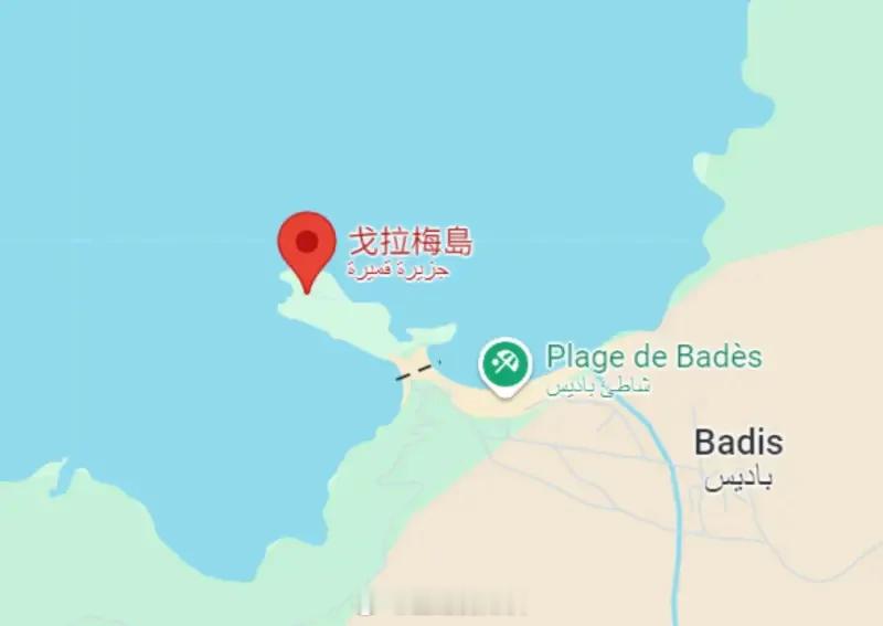 世界上最短的国界位于西班牙与摩洛哥之间的戈梅拉岛（Peñón de Vélez 