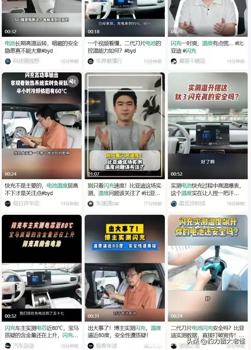 闪充电池温度过高安全性受质疑，这是黑迪水军的最新话术了吧。
友商到底在干什么，技