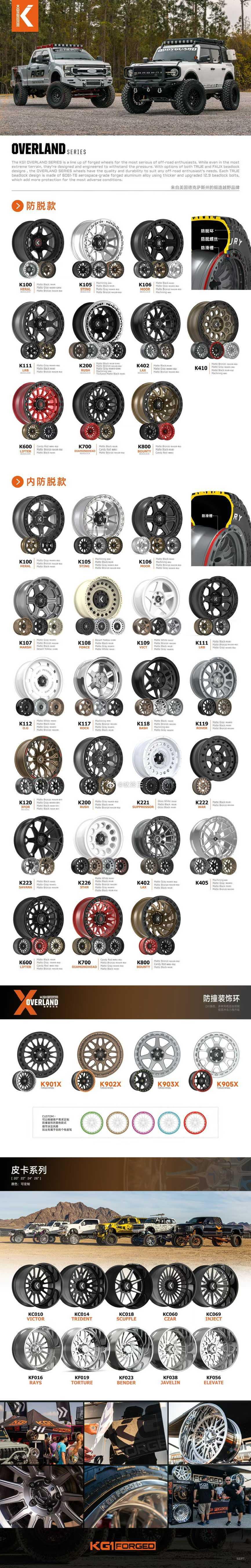2026新的起点！KG1FORGED 越野锻造轮毂 