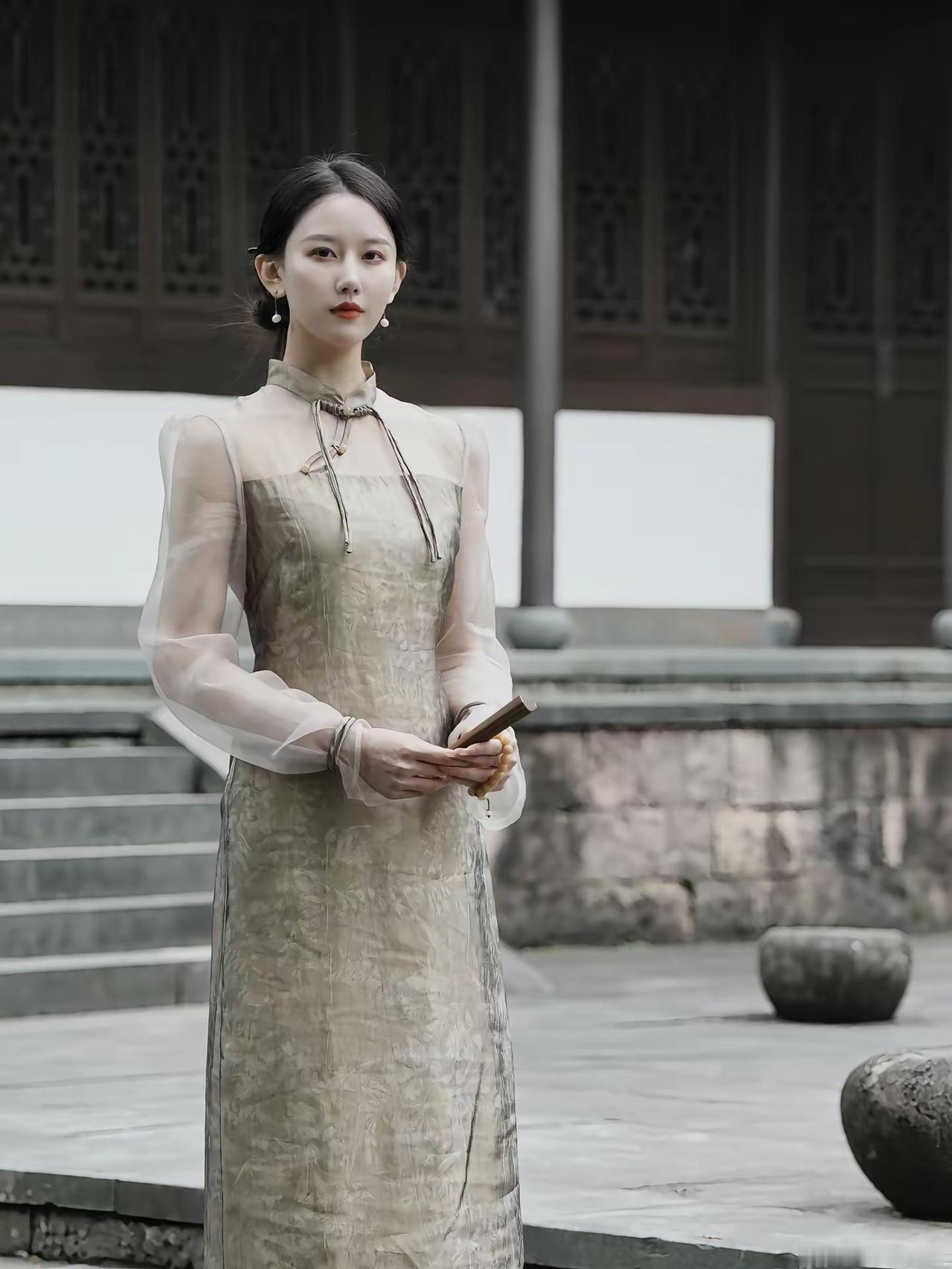 “心有丘壑，眼存山河”东方美学 中式美学服饰