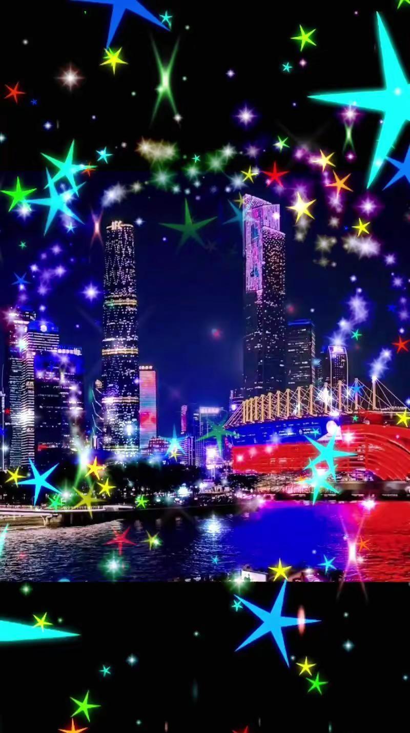 感一下霸都繁华的夜景 ，点亮珠江两岸 ，魅力大广州 ！