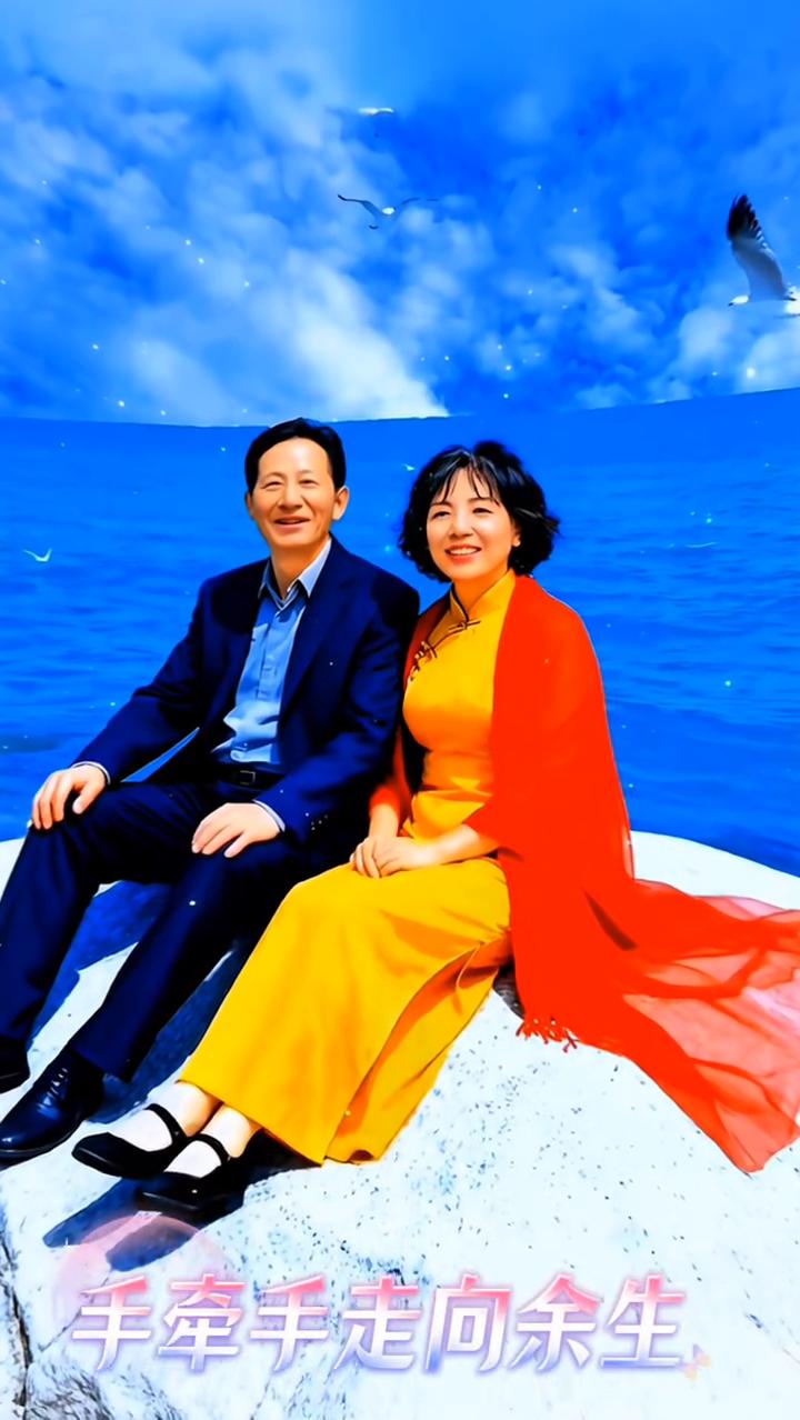 手牵手走向余生。