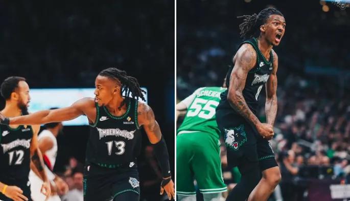 谁敢相信华子缺席的这4场比赛森林狼3胜1负，今天更是战胜了完整体凯尔特人。其中多