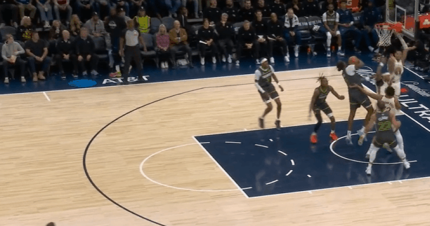 海兰德观察：替补登场高效17+7+5，助残阵森林狼大胜P1转换进攻前场2打1，海