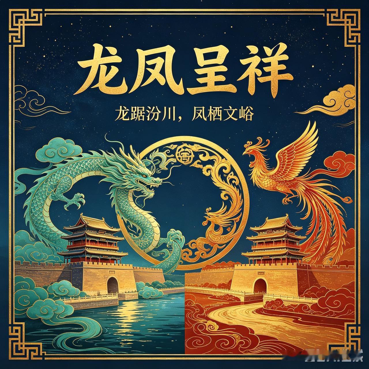 太原龙城，文水凤城：中国唯一的龙凤双城圣地
 
华夏大地山河千万，能出帝王之地不