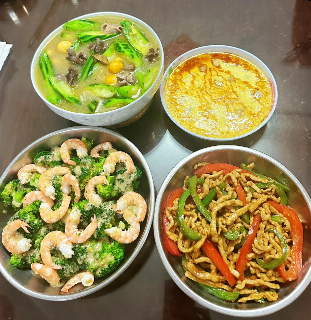 广州一家四口的晚餐！