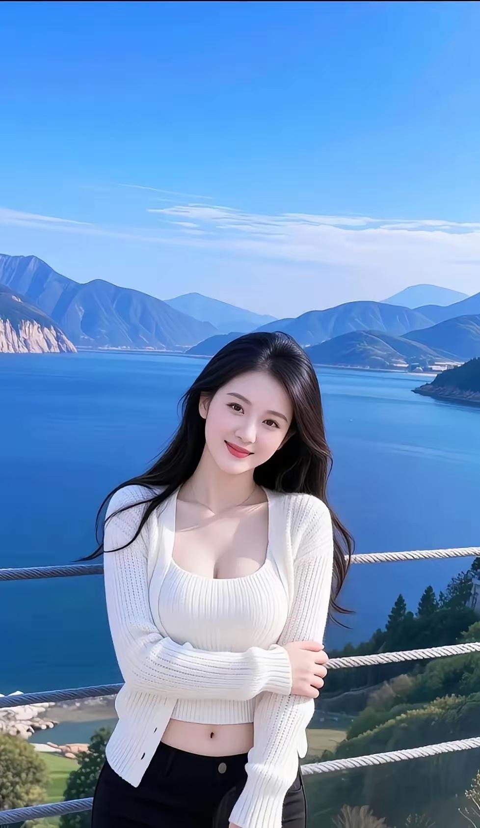313晒一晒！AI湖畔写真，氛围感直接焊在脸上✨
随便AI随便玩，这组湖畔风情照