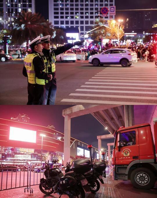 致敬跨年守护者❤感谢有你们！
当跨年的钟声开始倒数
璀璨的不只是零点的绽放
还有