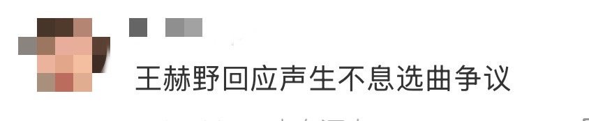 王赫野回应声生不息选曲争议王赫野：音乐本该是有很多可能性的，老歌也可以拥有全新的