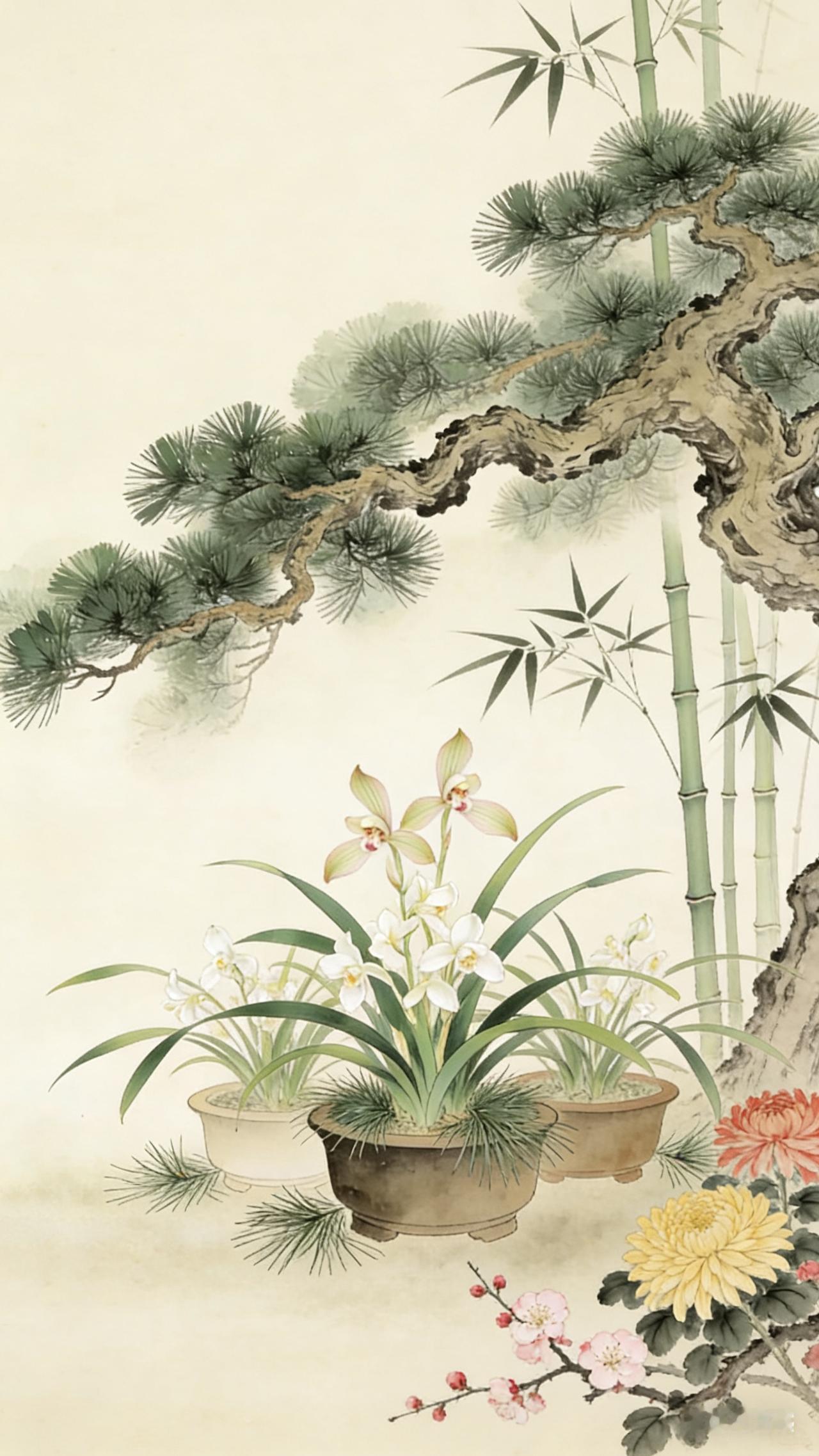 兰缘忆
 
那年春日，南昌花鸟市场，人来人往。
我们在一片花香里，慢慢走，静静看