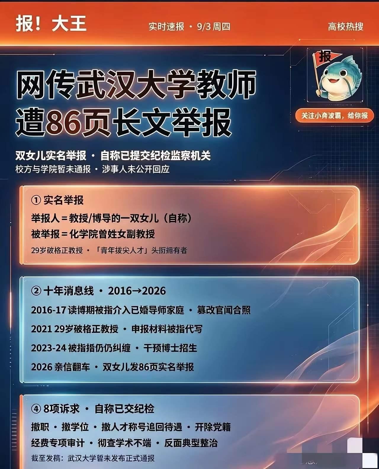 86页举报材料，满含血泪控诉。
亲生女儿上场开撕，家长真不合格，此时大女儿已成年