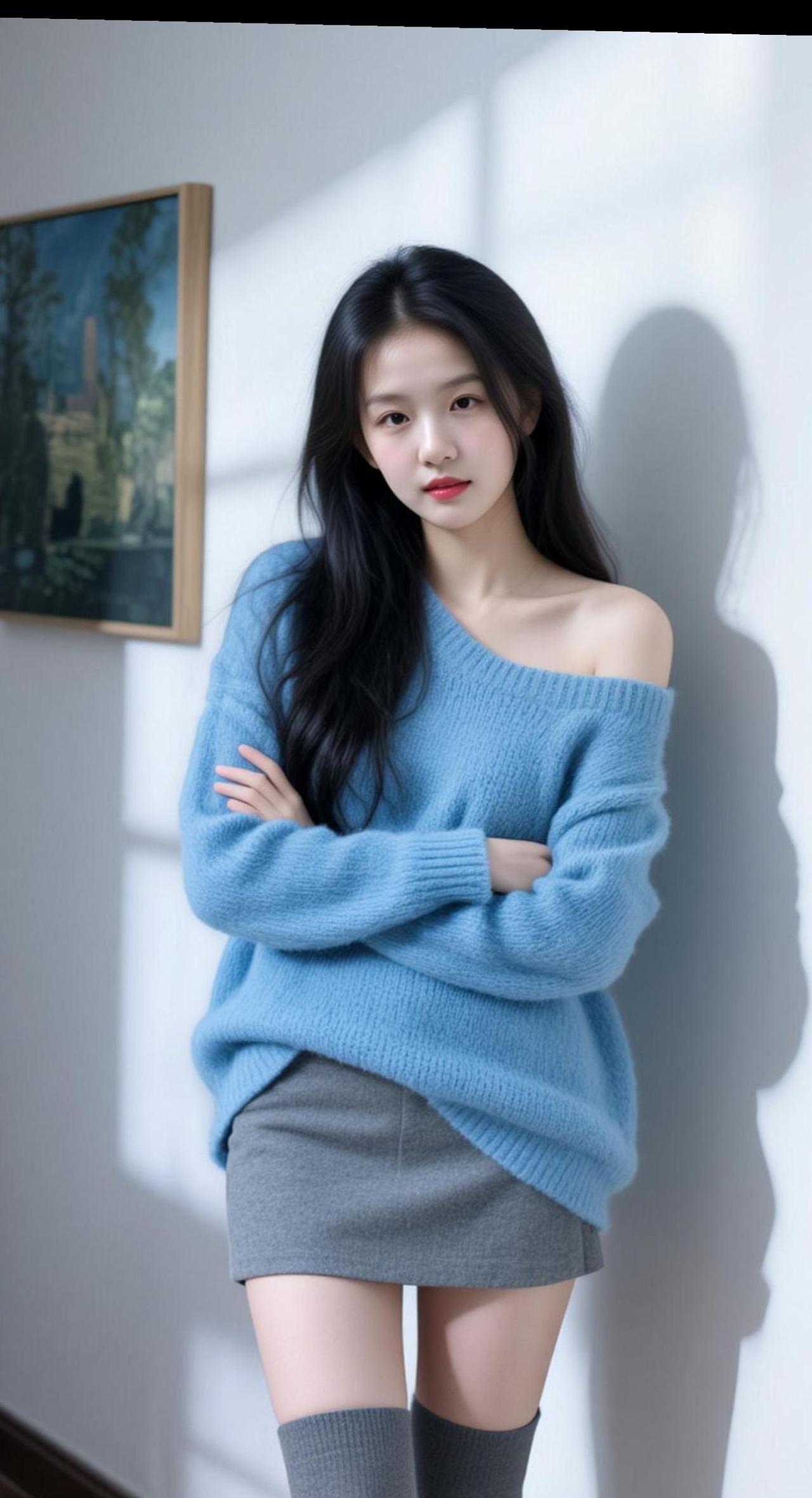 AI文艺室内写真  抖音ai创作