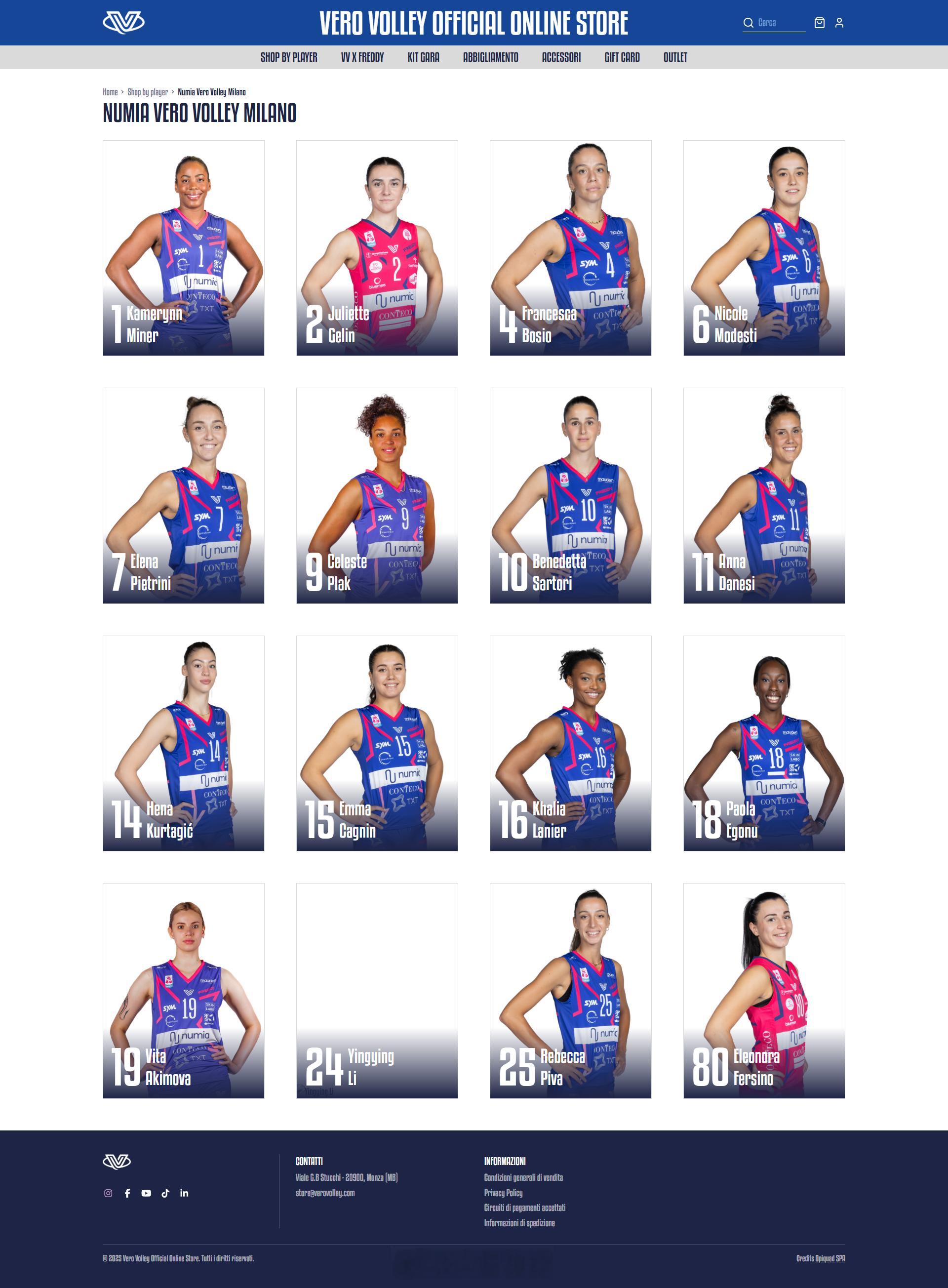 排球明星 李盈莹新赛季将身着米兰女排俱乐部24号球衣。 