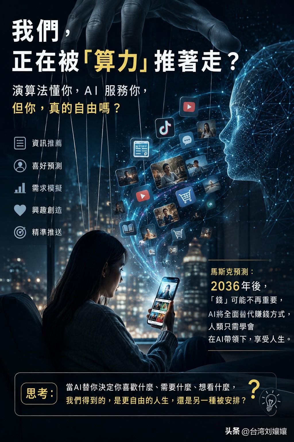 不晓得正在看我这篇帖子的你，有没有想过——
我们是不是几乎每天，都被「算力」推着