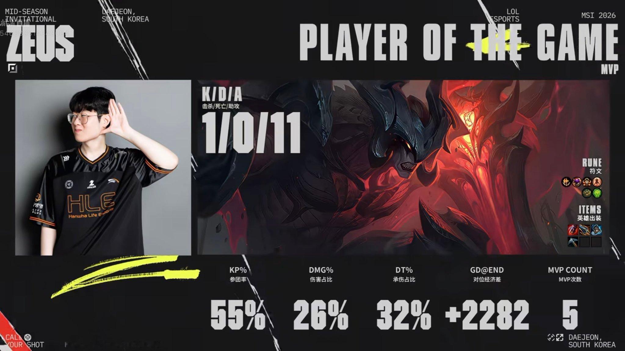 第五把 POG Zeus剑魔 