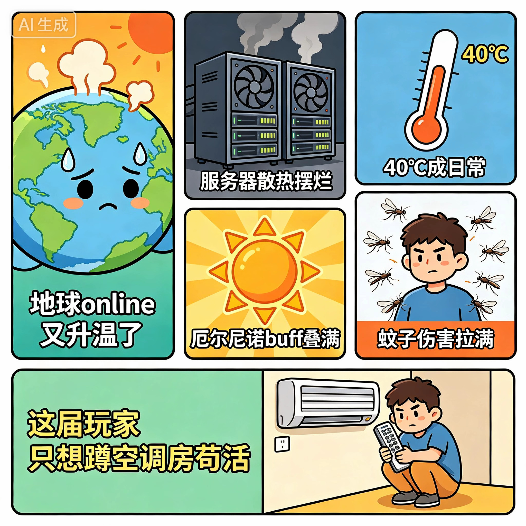 地球online怎么又要升温了 紧急补丁？温度数值暗调3℃，全服强制开启“酷热季