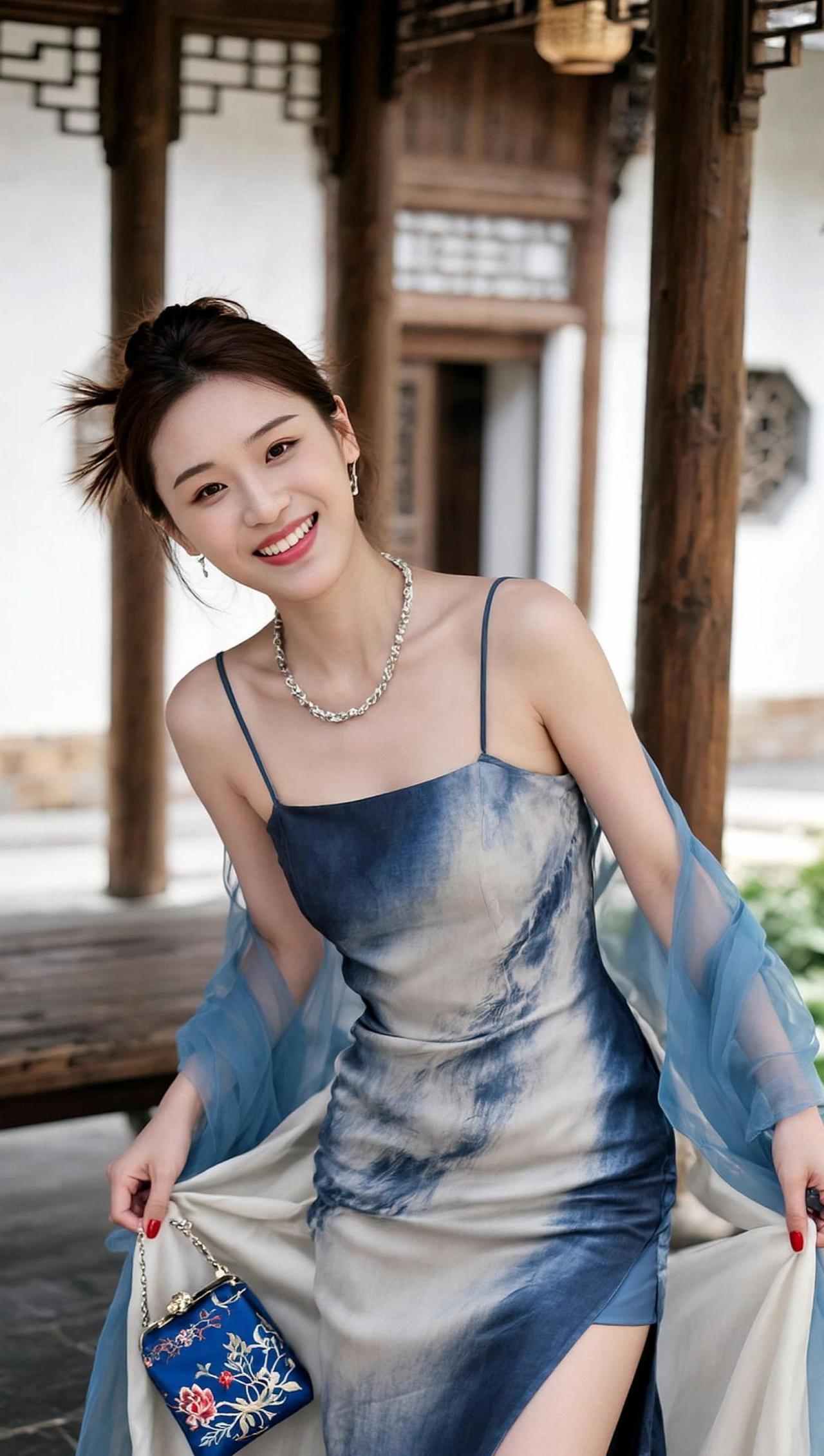 这AI国风写真也太“随便”了吧！本想拍出温婉气质，结果像是从古代逃荒出来的。衣服