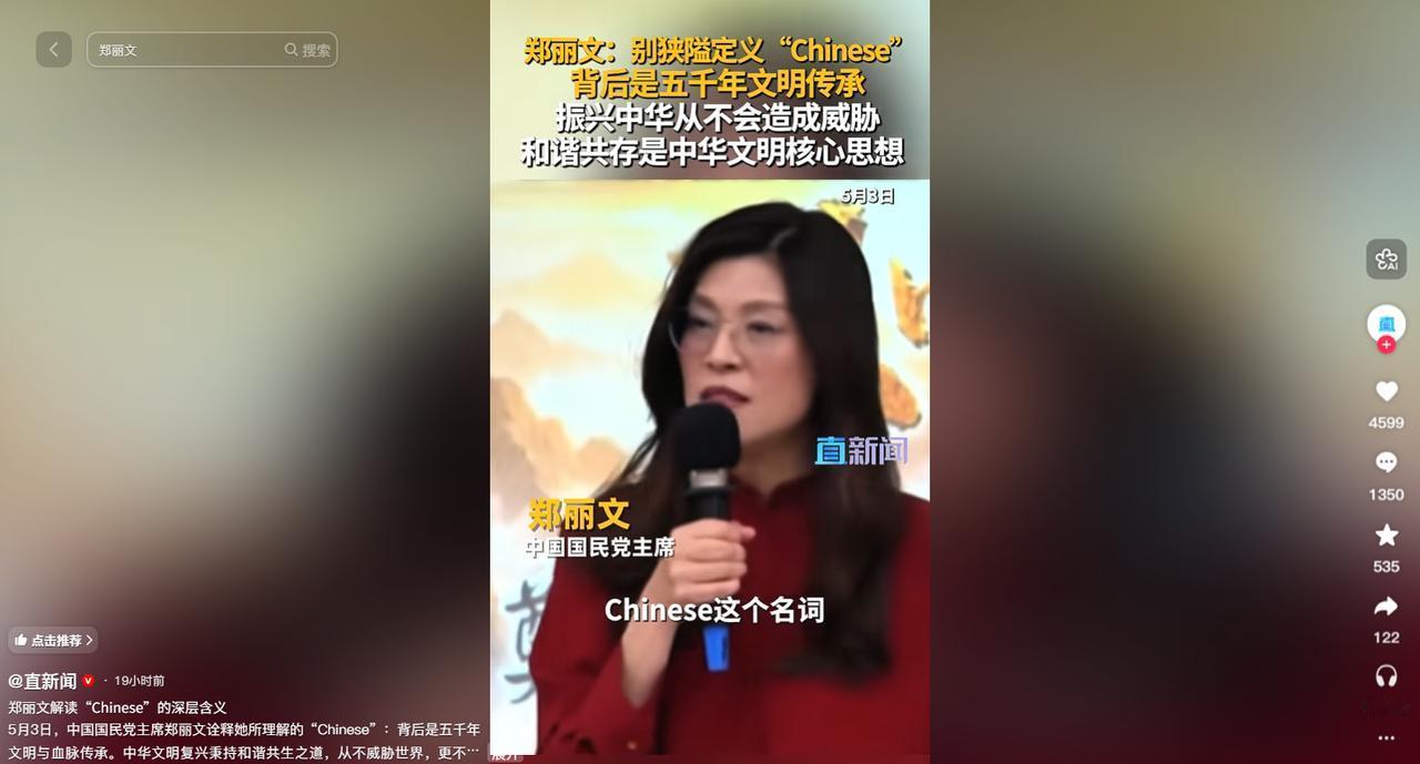 何为真正的 Chinese？郑丽文道出深层内涵，不止是身份标识，更是代代相传的文
