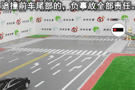 大v聊车每日问驾 常见全责交通事故3D动态图演示（一）来源：​​​
