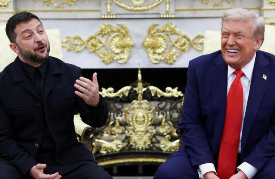 【泽连斯基：他们都怕特朗普，我不怕】

泽连斯基在接受英国《卫报》专访时表示，与