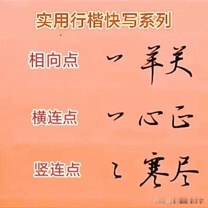 学绝招写好字:实用行楷快写系列，相向点横连点竖连点行楷快写及运用技巧，珍藏版。