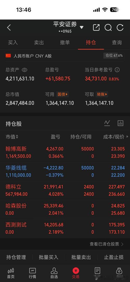 建仓了建仓了，公开只是为了你们更好的抄作业，不做马后炮的我实时更新 