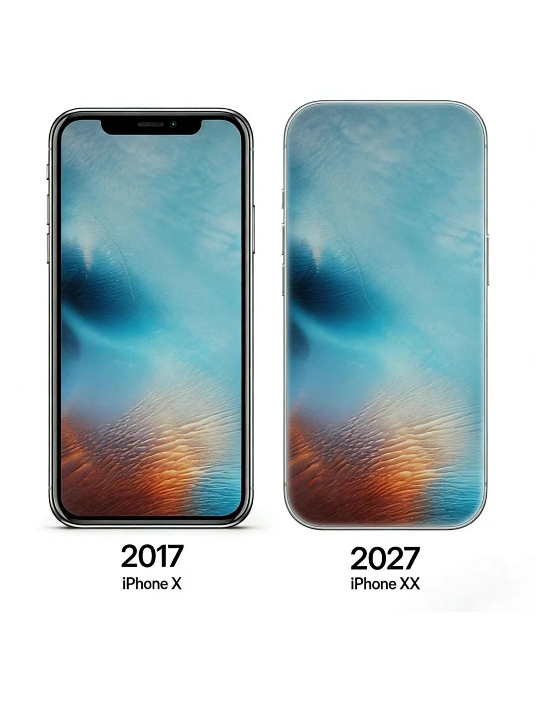 明年iPhone二十周年原来憋了个大的！

网传屏幕没有挖孔的iPhone可能会