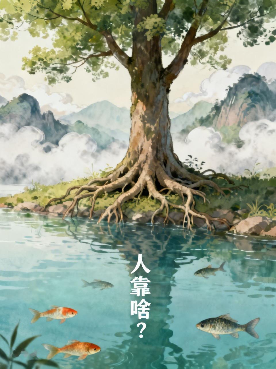 树靠根长,鱼靠水养,人靠啥? 树靠根长，鱼靠水养，那人靠啥？在我看来，人靠的东西
