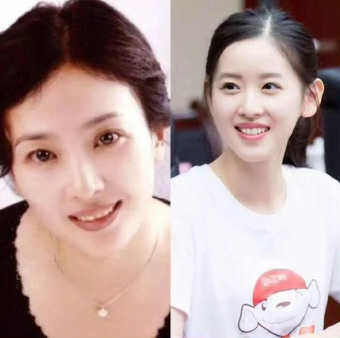 章泽天比刘亦菲还像刘亦菲妈妈但我觉得更像是一场“光影和叙事感”的错位：章泽天身上