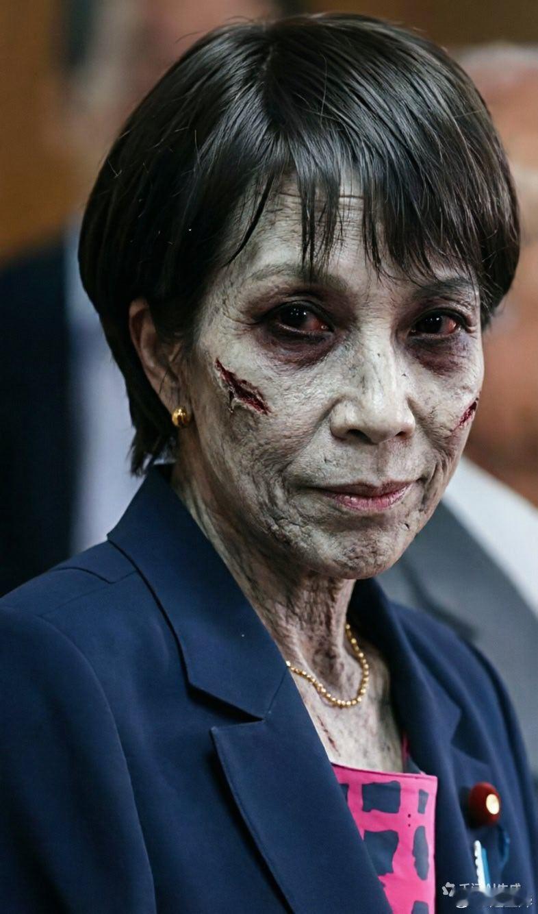 东方女版内塔尼亚胡，拜鬼祭鬼必成真鬼，高市早苗开启尸化进程。高市早苗向靖国神社供