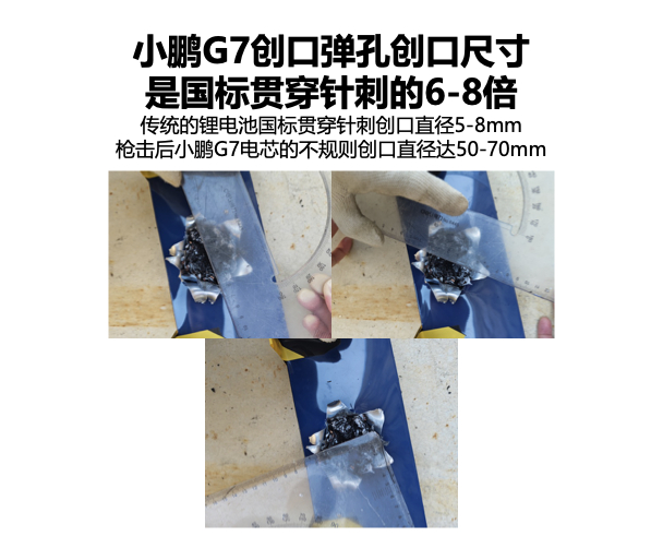 小鹏G7这安全性真的很高，其电芯在SOC 100%的条件下，通过距离20m远进行