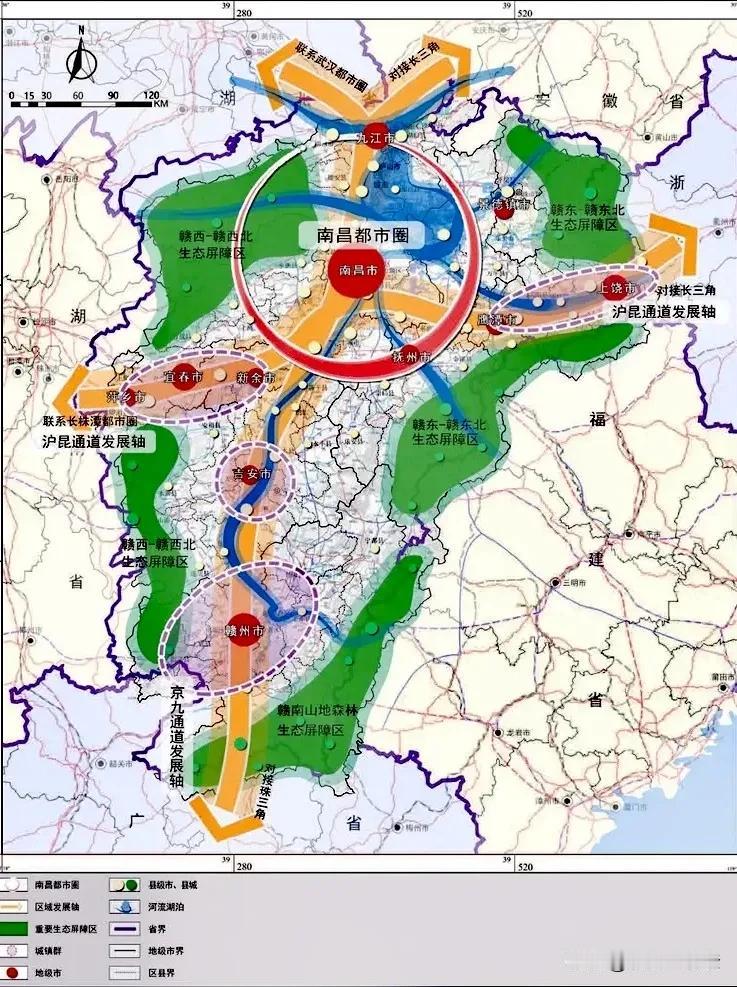 宜春市在江西省的城市定位蛮高，宜春也是江西重点发展的四大区域中心城市，这座城市刚