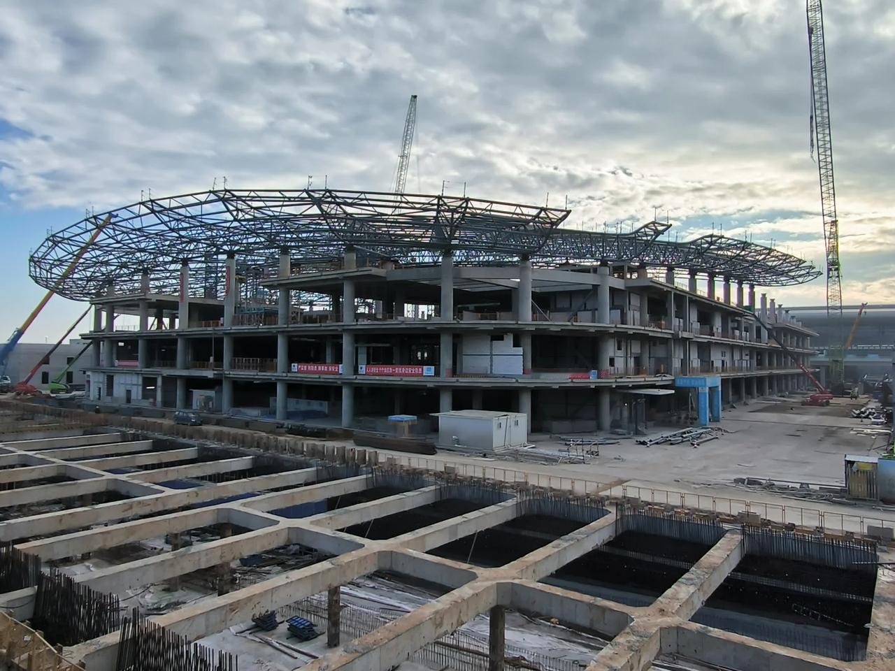 抢鲜看！福州机场二期GTC建设进展！[灵光一闪]

福州长乐国际机场二期扩建工程